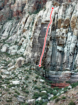 Black Magic, Red Rocks Route Photo